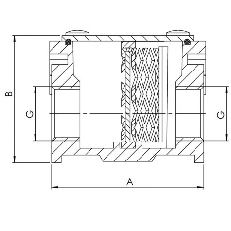 Фільтр газовий 3/4" Koer KG.F01.A (KR3104) Фільтр газовий 3/4" Koer KG.F01.A (KR3104)