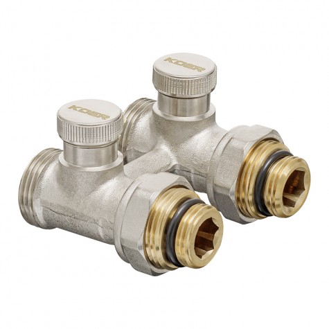 Комплект для нижней подкл. радиатора KOER SET-22 – 1/2"x3/4" (прямой) с термоголовкой ЗЗ (KR3174) Комплект для нижней подкл. радиатора KOER SET-22 – 1/2"x3/4" (прямой) с термоголовкой ЗЗ (KR3174)