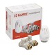Комплект для нижней подкл. радиатора KOER SET-22 – 1/2"x3/4" (прямой) с термоголовкой ЗЗ (KR3174)