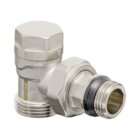 Комплект для підключення радіатора Koer SET-14 - 1/2"x3/4" (кутовий) з термоголовкою ЗЗ (KR3178) Комплект для підключення радіатора Koer SET-14 - 1/2"x3/4" (кутовий) з термоголовкою ЗЗ (KR3178)