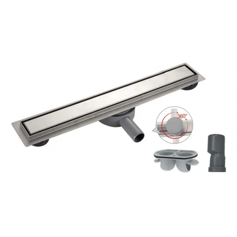 Душовий трап із нержавіючої сталі SUS304 Koer FD29-70x800 (KR3281)