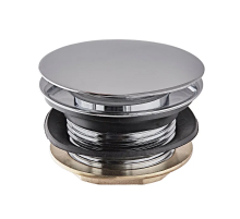 Донний клапан для ванни Koer PW-05-01 автоматичний (Click-Clack) (Колір хром) 1 1/2'' (KR3406)