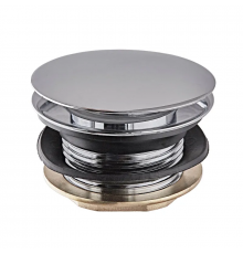 Донний клапан для ванни Koer PW-05-01 автоматичний (Click-Clack) (Колір хром) 1 1/2'' (KR3406)