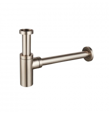 Сифон для раковини Koer BT-01-02 без випуску (під донний клапан) без ревізії SS COLOR 1 1/4'' (KR34