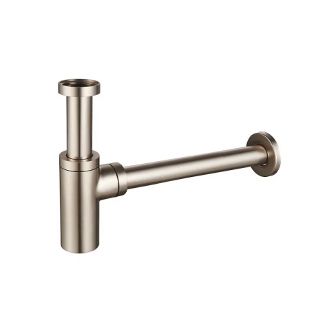 Сифон для раковини Koer BT-01-02 без випуску (під донний клапан) без ревізії SS COLOR 1 1/4'' (KR34