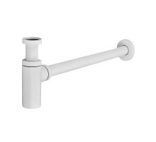 Сифон для раковини Koer BT-01-03 без випуску (під донний клапан) без ревізії (Колір білий) 1 1/4''