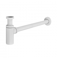 Сифон для раковини Koer BT-01-03 без випуску (під донний клапан) без ревізії (Колір білий) 1 1/4''