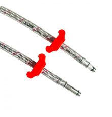 Гибкий подвод в силиконовой оболочке (пара) Koer KH-02-F1/2&xt10-500