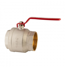 Кран кульовий Koer KR.214 - 4" FF ГГВ (ручка "важіль" червона) (KR4952)