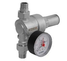 Редуктор давления с манометром "мембранный" Koer KR.1239 – 1/2" (KR4971)
