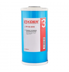 Картридж з активованим гранульованим вугіллям Koer KV-04-4510 (4,5"x10") (KR5030)