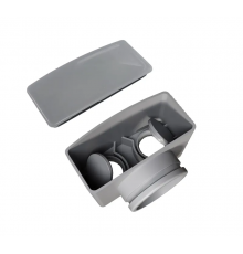 Затвор для душового трапу Koer FDS-04 комбінований "маятниковий"  з нержавіючою основою (KR5199)