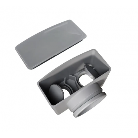 Затвор для душового трапу Koer FDS-04 комбінований "маятниковий"  з нержавіючою основою (KR5199)