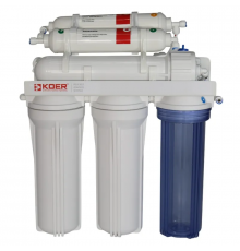 Система зворотного осмосу з мінералізатором KOER KV-92 6 ступенів, мембрана 75 галон (KR5328)