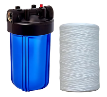 Колба фільтру для холодної води Koer KV-29-1 ВВ10 (колба, картридж PPR нитка) 8 атмосфер 1" (KR5447