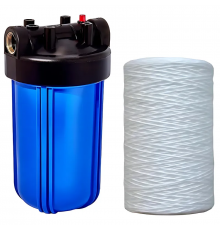 Колба фільтру для холодної води Koer KV-29-1 ВВ10 (колба, картридж PPR нитка) 8 атмосфер 1" (KR5447