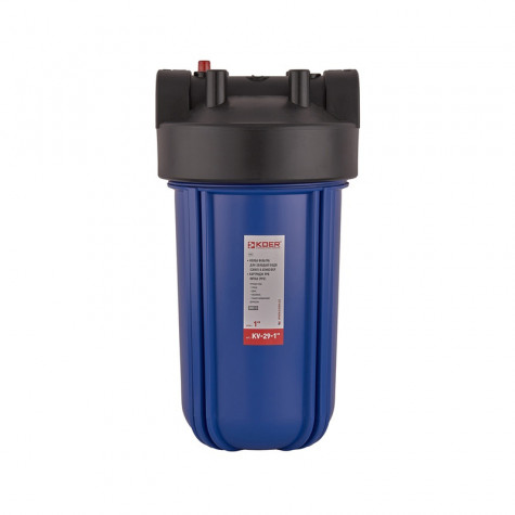 Колба фільтру для холодної води Koer KV-29-1 ВВ10 (колба, картридж PPR нитка) 8 атмосфер 1" (KR5447