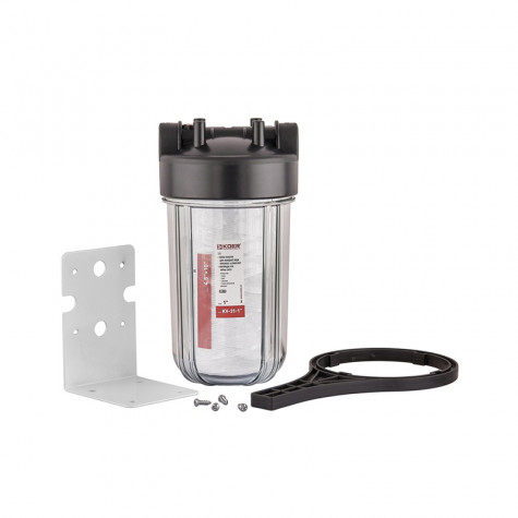 Колба фільтру для холодної води Koer KV-31-1 ВВ10 (колба, картридж PPR нитка) 8 атмосфер 1" (KR5449