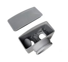 Затвор для душевого трапа KOER FDS-04 комбинированный "маятниковый" с нержавеющим основанием (KR5463)