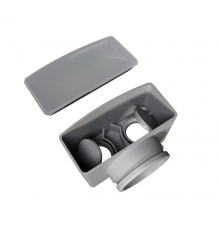 Затвор для душового трапу KOER FDS-04 комбінований "маятниковий" з нержавіючою основою (KR5463)