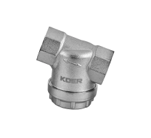 Фільтр грубої очистки Koer KR.F03-3/4.N - 3/4" універсальний нікельований (KR5472)