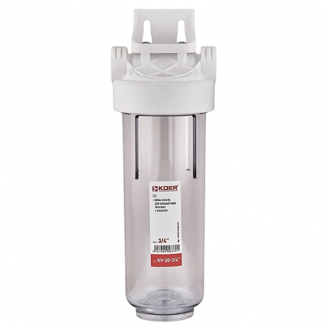Колба фільтру для холодної води KOER KV-20-3/4 6 атмосфер 3/4" (KR5637)