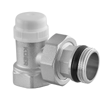 Кран термостатический "антитечка" угловой Koer KR.921-Gi – 1" (KR5639)