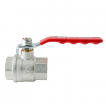 Кран кульовий ГГВ Koer Extreme KE.214-25 - 1" FF ручка "важіль" червона (KR5746)