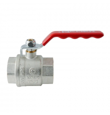 Кран кульовий ГГВ Koer Extreme KE.214-40 - 1 1/2" FF ручка "важіль" червона (KR5748)