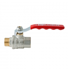 Кран кульовий ГШВ Koer Extreme KE.215-15 - 1/2" FM ручка "важіль" червона (KR5750)