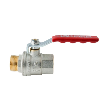 Кран кульовий ГШВ Koer Extreme KE.215-20 - 3/4" FM ручка "важіль" червона (KR5751)