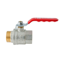 Кран кульовий ГШВ Koer Extreme KE.215-32 - 1 1/4" FM ручка "важіль" червона (KR5753)