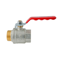 Кран кульовий ГШВ Koer Extreme KE.215-40 - 1 1/2" FM ручка "важіль" червона (KR5754)