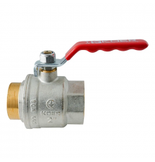 Кран кульовий ГШВ Koer Extreme KE.215-50 - 2" FM ручка "важіль" червона (KR5755)