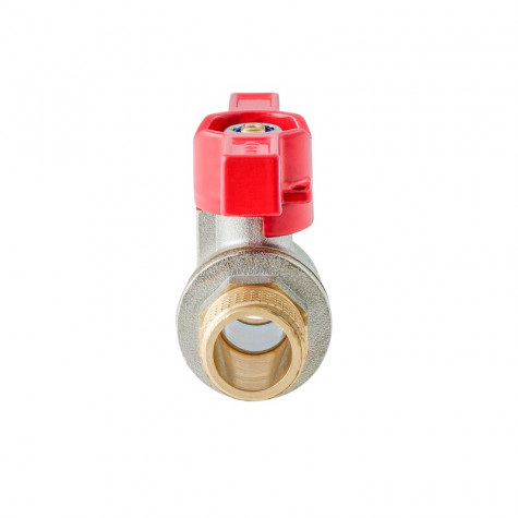 Кран кульовий ШШМ Koer Extreme KE.219-15 - 1/2" MM ручка "метелик" червона (KR5762)