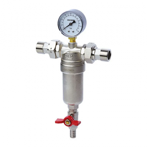 Фільтр самоочисний з манометром Koer KR.1250 - 1'' (KR5781)