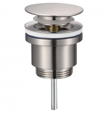 Донний клапан для раковини Koer PW-11-02 1 1/4''  універсальний (з/без перел) СLICK-СLACK SS COLOR