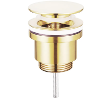 Донний клапан для раковини Koer PW-11-12 1 1/4''  універсальний (з/без перел) СLICK-СLACK (Колір зо