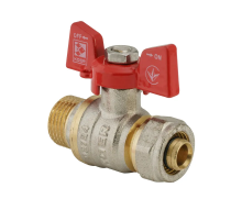 Кран кульовий Koer Wing 16x1/2M (KR.351) (LL1656)