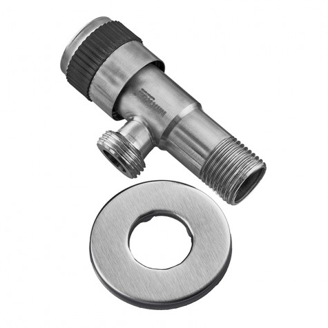 Кран для подключения сантехприборов MIXXUS VAL-04-1/2x1/2 с нерж. стали SUS304 (MI6026) Кран для подключения сантехприборов MIXXUS VAL-04-1/2x1/2 с нерж. стали SUS304 (MI6026)