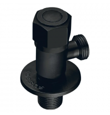 Кран для підключення сантехприладів Mixxus VAL-06-1/2x1/2 Black з нерж.ст.SUS304(чорн.) (MI6058)