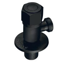 Кран для підключення сантехприладів Mixxus VAL-07-1/2x3/4 Black (MI6059)