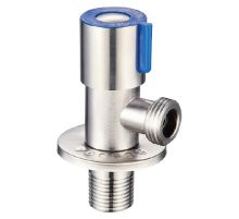 Кран для підключення сантехприладів Mixxus VAL-01-1/2x1/2 з нерж.ст. SUS304 (синій) (MI6117)