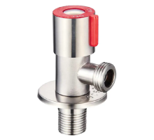 Кран для подключения сантехприборов Mixxus VAL-02-1/2x1/2 с нерж.ст. SUS304 (крас.)(УП.БЛИСТЕР) (MI