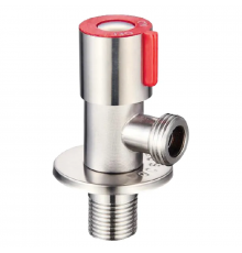 Кран для підключення сантехприладів Mixxus VAL-02-1/2x1/2 з нерж.ст. SUS304 (крас.)(УП.БЛІСТЕР) (MI