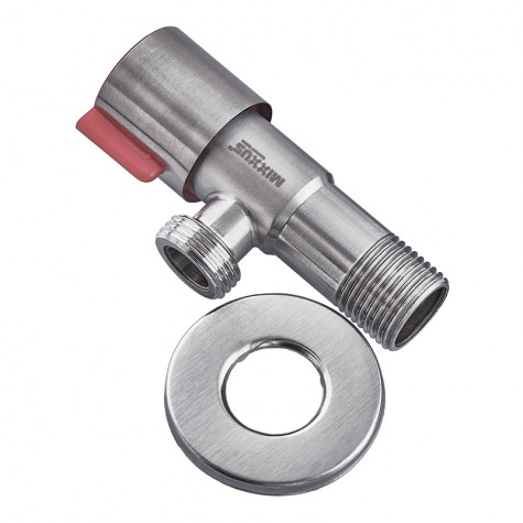 Кран для подключения сантехприборов Mixxus VAL-02-1/2x1/2 с нерж.ст. SUS304 (крас.)(УП.БЛИСТЕР) (MI Кран для подключения сантехприборов Mixxus VAL-02-1/2x1/2 с нерж.ст. SUS304 (крас.)(УП.БЛИСТЕР) (MI