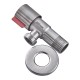 Кран для подключения сантехприборов Mixxus VAL-02-1/2x1/2 с нерж.ст. SUS304 (крас.)(УП.БЛИСТЕР) (MI