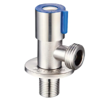 Кран для подключения сантехприборов Mixxus VAL-03-1/2x3/4 с нерж. стали (синий) (MI6155)