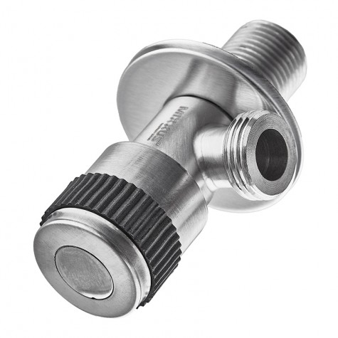 Кран для подключения сантехприборов Mixxus VAL-04-1/2x1/2 с нерж. стали (MI6161) Кран для подключения сантехприборов Mixxus VAL-04-1/2x1/2 с нерж. стали (MI6161)