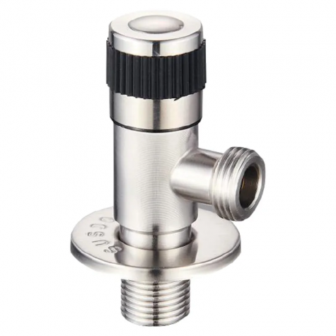 Кран для підключення сантехприладів з нерж. сталі SUS304 MIXXUS VAL-04-1/2x1/2 (MI6534)